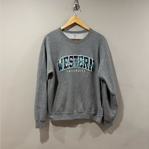 Western University Comfy Crew Sweater